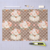 Boho pompoen harten bloemen tissuepapier (Craft)