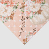 Boho pompoen harten bloemen tissuepapier (Detail)