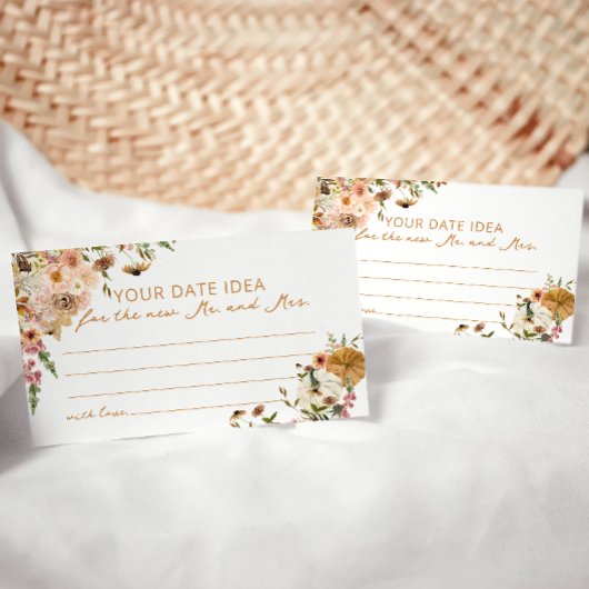 Boho Pompoen Herfst Datum Nacht Ideeën Vrijgezelle Informatiekaartje