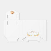Boho Pompoen Herfst Foliage Baby shower Bedankdoosjes (Uitgevouwen)