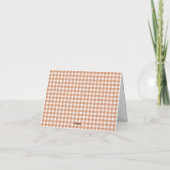Boho pompoen Herfst herfstbladeren Baby shower Bedankkaart (Achterkant)