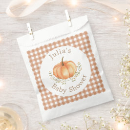 Boho pompoen Herfst herfstbladeren Baby shower Bedankzakje