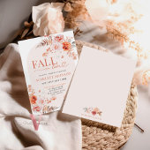 BOHO Pompoen Herfst in Liefde Bruids Douche Uitnod Kaart