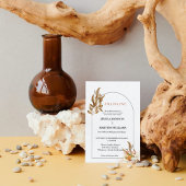 Boho Pompoen herfst in liefde herfst bruiloft Kaart