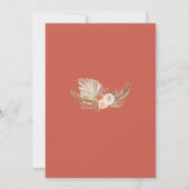 Boho pompoen Herfst in liefde met Baby dank u kaar Kaart (Achterkant)