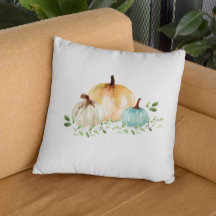 Boho Pompoen Herfst Waterverf Herfst