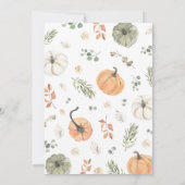 Boho Pompoen Laten we Dankbaar Zijn Kaart (Achterkant)