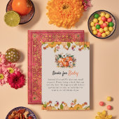 Boho pompoen meisje boeken voor Baby behuizing Kaa Informatiekaartje