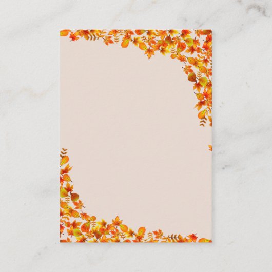 Boho pompoen meisje boeken voor Baby behuizing Kaa Informatiekaartje (Achterkant)