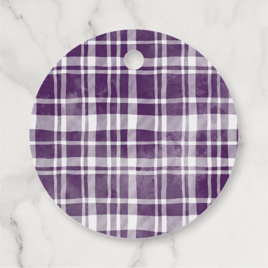 Boho Pompoen Paarse Bloemen Baby shower Bedankjes Labels (Achterkant)