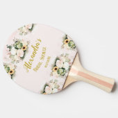 Boho Pompoen Pampas Gras Elegante Bruidsdouche Tafeltennisbatje (Zijkant)