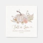 Boho pompoen verliefd servet (Voorkant)