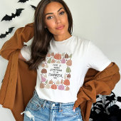Boho pompoenen Inspiratie Quote T-shirt