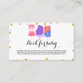 Boho Popsicle Baby shower Boekaanvraag Informatiekaartje (Voorkant)