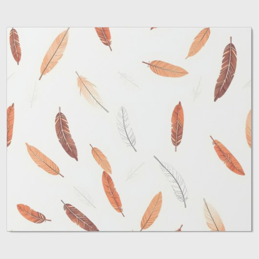 Boho Populaire Veren Luxe Collectie Cadeaupapier (Vlak)