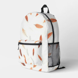 Boho Popular Feathers Luxe Collectie Bedrukte Rugzak