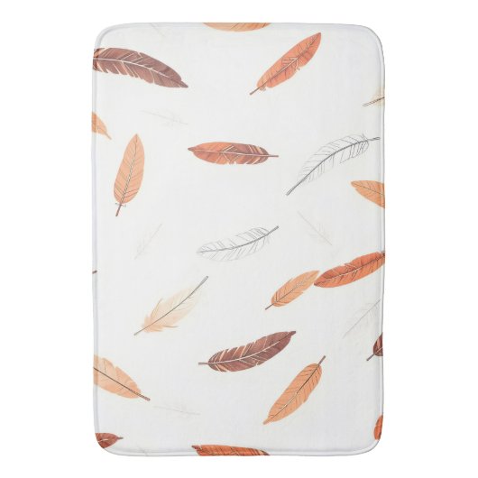 Boho Popular Feathers Luxury Collection Badmat (Voorkant Verticaal)