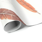 Boho Popular Feathers Luxury Collection Cadeaupapier (Rol Hoek)