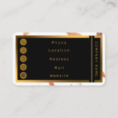 Boho Popular Feathers Luxury Collection Visitekaartje (Achterkant)