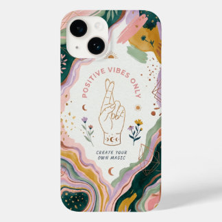 Boho Positieve Vibes Alleen Magie Abstract  Case-Mate iPhone 14 Hoesje