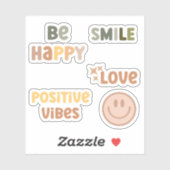 Boho Positive Vibes Summer Sticker (Vel)