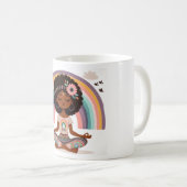 Boho Positivi-Tea Yoga Koffie Mok (Voorkant rechts)