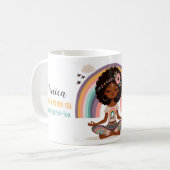 Boho Positivi-Tea Yoga Koffie Mok (Voorkant links)