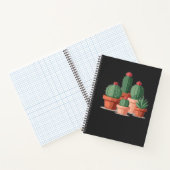 Boho Potted Cacti Plant Liefhebber Notitieboek (Binnen)
