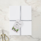 Boho Potted Cactus Bruidsfeest Bedankt Cadeaulabel (Met Touw)