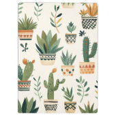 Boho Potted Planten Custom Plant Lover Klembord (Achterkant)