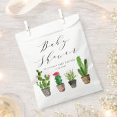 Boho Potted Succulenten en Cactus Baby shower Bedankzakje (Geknipt)