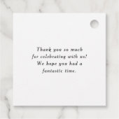 Boho Potted Succulenten en Cactus Bruiloftsfeest Bedankjes Labels (Achterkant)