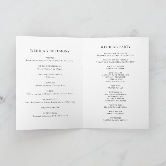 Boho Potten Succulenten en Cactus Zomerbruiloft Programma (Binnen)