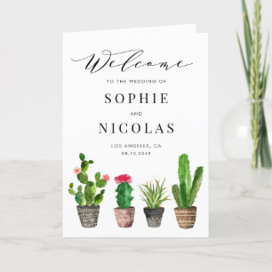 Boho Potten Succulenten en Cactus Zomerbruiloft Programma