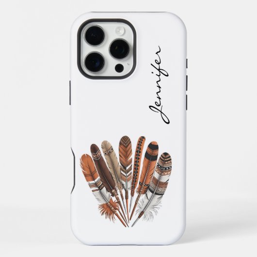 Boho Prairie Spirit Feather iPhone / iPad case Hoesje (Achterkant)