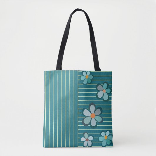 Boho Preppy-stijl Tote Bag (Voorkant)