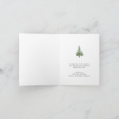 Boho Prettige feestdagen Waterverf Tree Non-Photo  (Binnen)