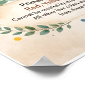 Boho Primaire Kleuren Poster (Hoek)