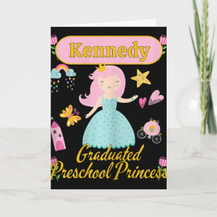 Boho Princess Kennedy 2026 Persoonlijke Preschool Kaart