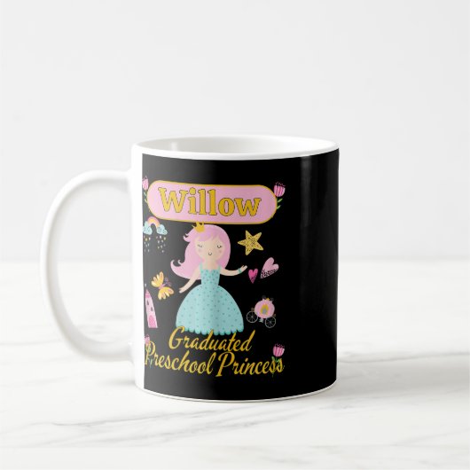 Boho Princess Willow 2026 Gepersonaliseerde Presch Koffiemok (Links)