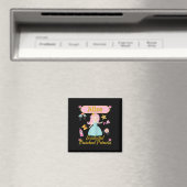 Boho Prinses Alice 2026 Gepersonaliseerde Preschoo Magneet (Insitu (Vaatwasser))