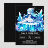 Boho Prinses Verjaardag Kaart (Voorkant / Achterkant)