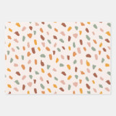 Boho Print Doodle Shapes Happy Colours Patterns Inpakpapier Vel (Voorkant 3)