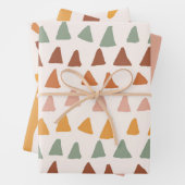 Boho Print Doodle Shapes Happy Colours Patterns Inpakpapier Vel (In situ)