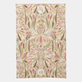 Boho Print met Retro Monogram Theedoek (Verticaal)