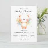 Boho Printable Beer Baby shower Kaart (Staand voorkant)