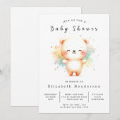 Boho Printable Beer Baby shower Kaart (Voorkant / Achterkant)