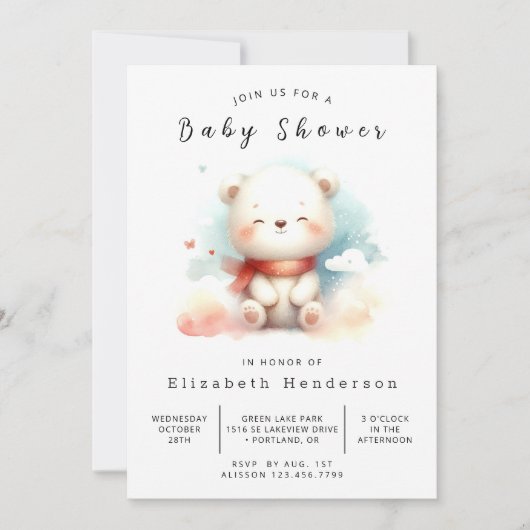 Boho Printable Beer Baby shower Kaart (Voorkant)
