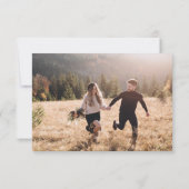 Boho Protea Pampas Wedding Save the Date Card Kaart (Achterkant)