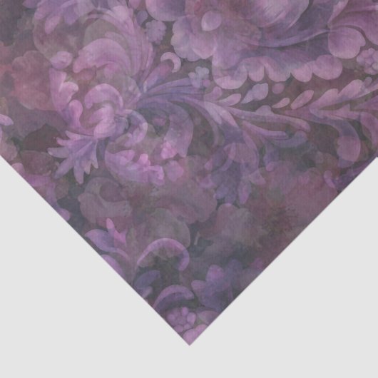 Boho pruim patroon rozen decoupage tissuepapier (Detail)